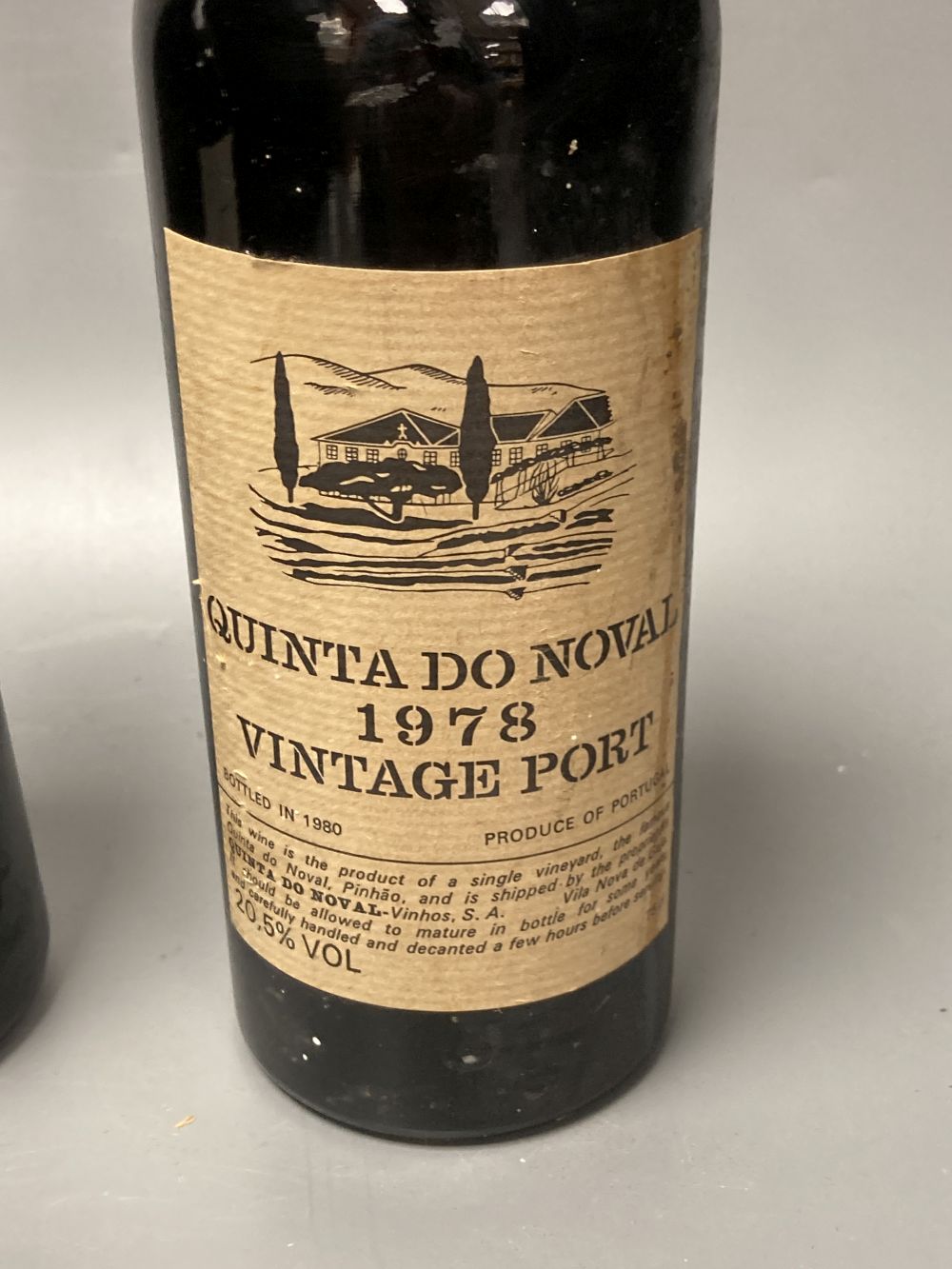 One bottle Warres 1970 vintage Port and one bottle of Quinta Do Noval 1978